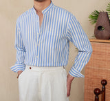 Riyadh Grandad Collar Long Sleeve Shirt