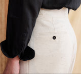 Bruno Straight Fit High Waisted Trousers
