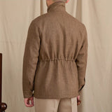 Motcomb Street Herringbone Padded Wool Blend Jacket