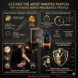 Azzaro The Most Wanted Parfum Spray for Men – 3.38 oz / 100 ml