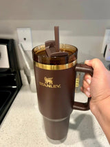 Stanley 40oz Quencher H2.0 Tumbler – Chocolate Gold