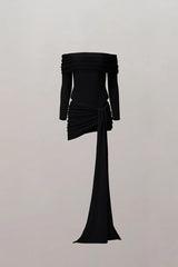 Wrapped in Merino Knitted Mini Skirt