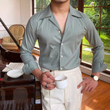 Saint Jean Cuban Collar Bamboo Shirt