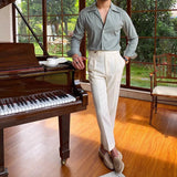 Saint Jean Cuban Collar Bamboo Shirt